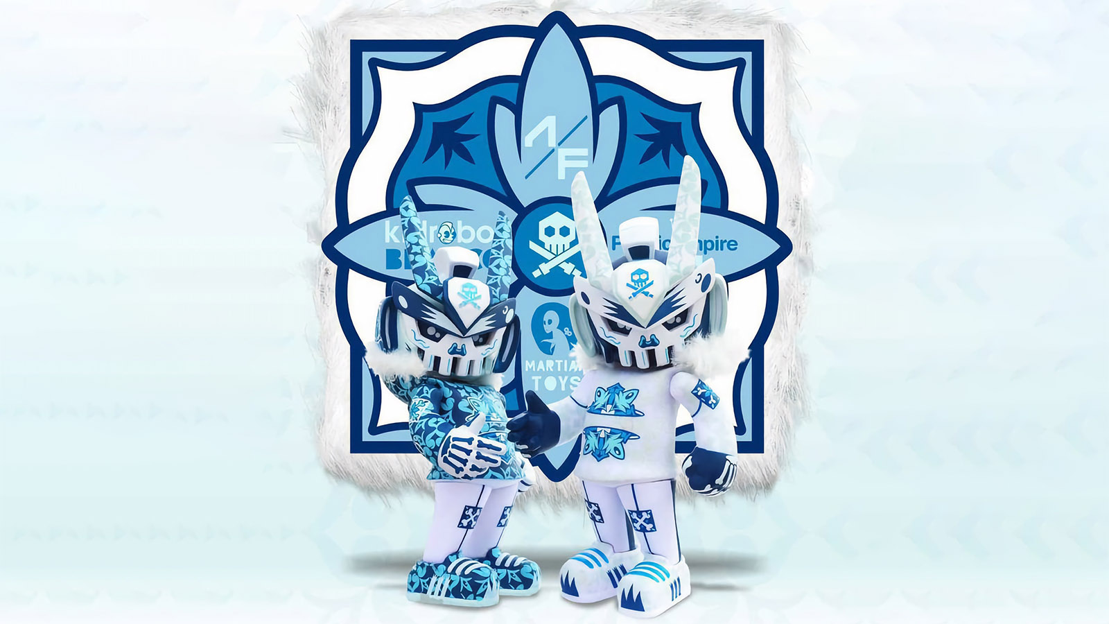 You are currently viewing T6Q FU3L Blizzard – Branco & Azul by Add Gas x Martian Toys