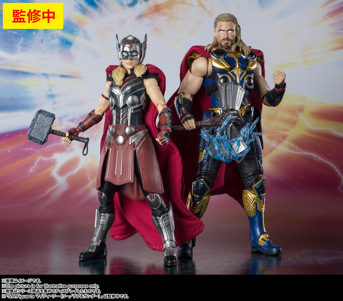 You are currently viewing Thor: Love and Thunder – SH Figuarts Thor and Mighty Thor – The Toyark