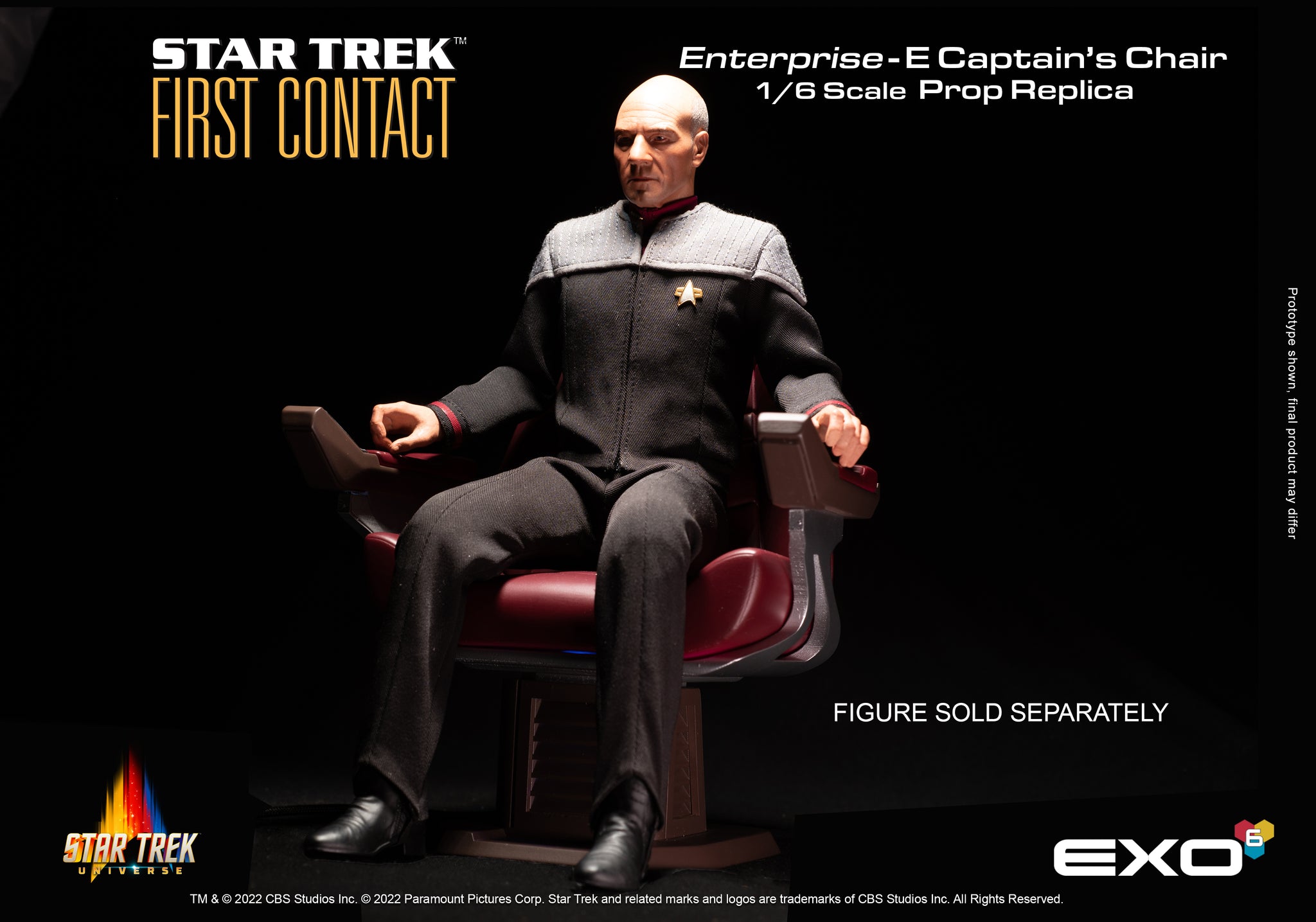 You are currently viewing Star Trek: First Contact 1/6 Scale Enterprise-E Captain’s Chair by EXO-6 – The Toyark