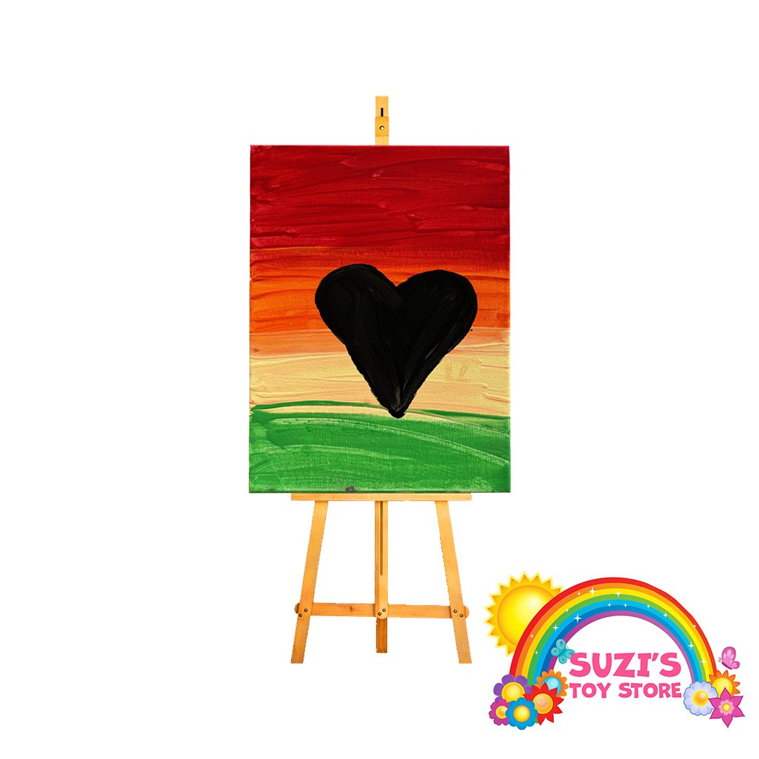 Suzi's Painting - The Rainbow Heart