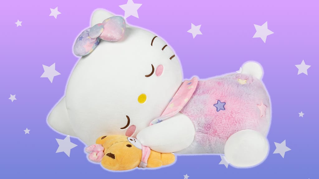 You are currently viewing Professional Overview: Jazwares’ Good day Kitty And Associates 18-Inch Dreamland Sleeping Plush