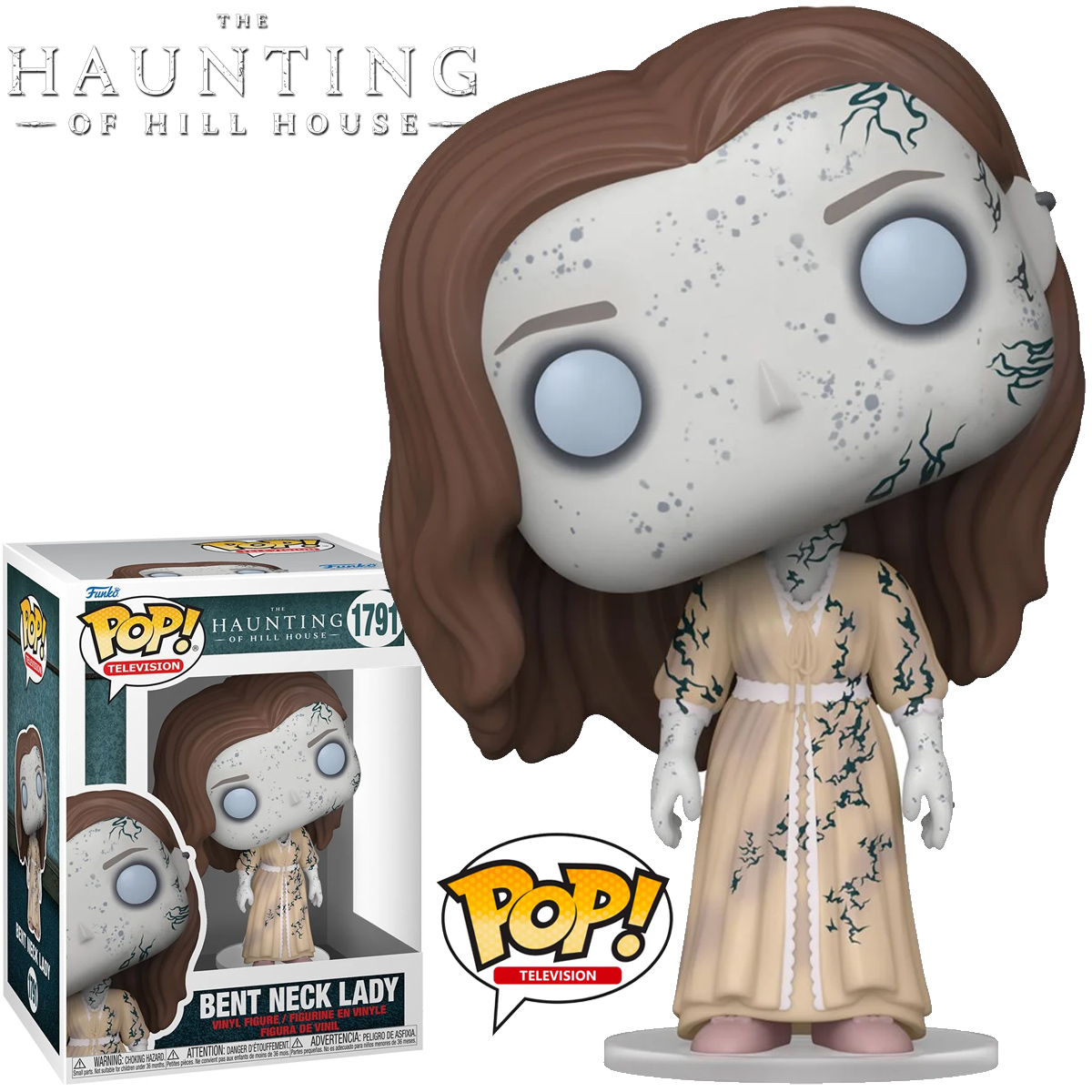 You are currently viewing Pop doll! “Crooked Neck Woman” from the Curse of the Huinting of Hill Home residence