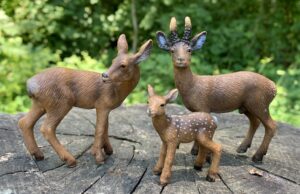 Read more about the article Roe Deer (2008 Buck, Doe, & Fawn) (Wild Life Europe by Schleich)