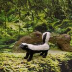 Striped skunk (Weasels and Skunks by Play Visions)